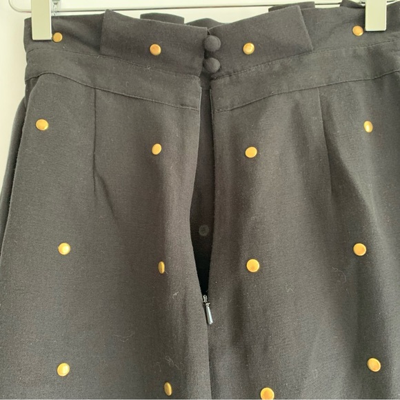 Alice by Temperley Claudia Studded mini skirt black silk blend - Picture 6 of 10